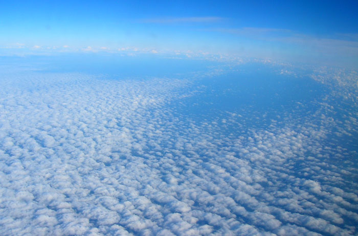 above the clouds