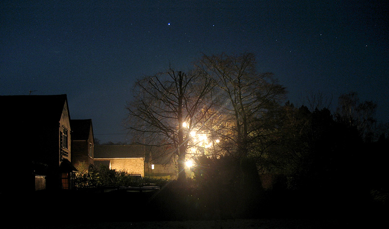 chilworth at night