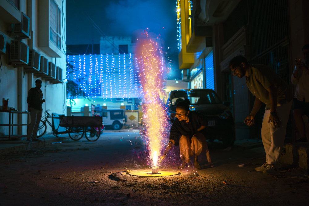 kicking up sparks
