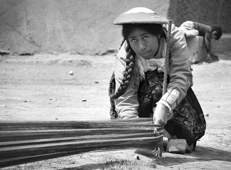 women's weaving project