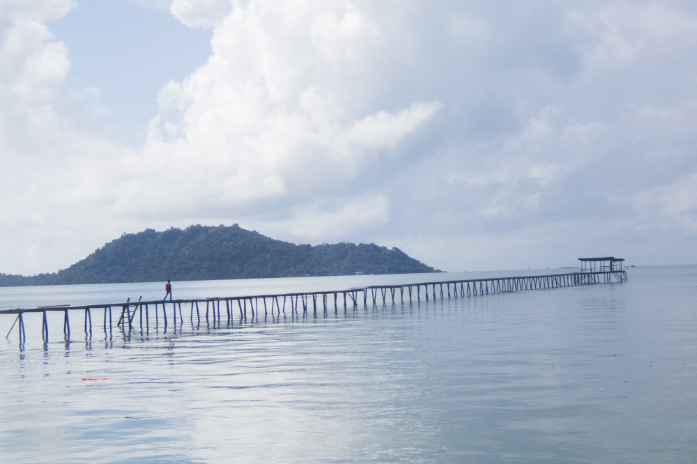 at the end of the lane