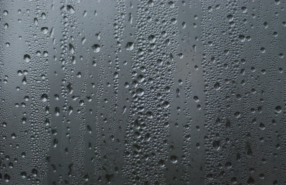 between the raindrops