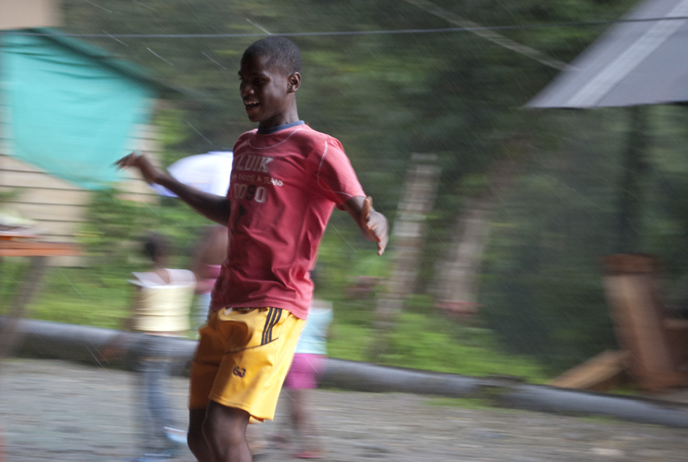 i'm not afraid of the black man running