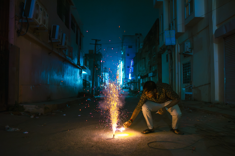 kicking up sparks