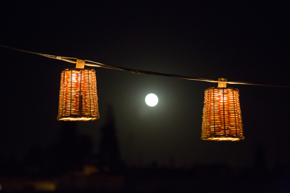 the moon is a lightbulb breaking