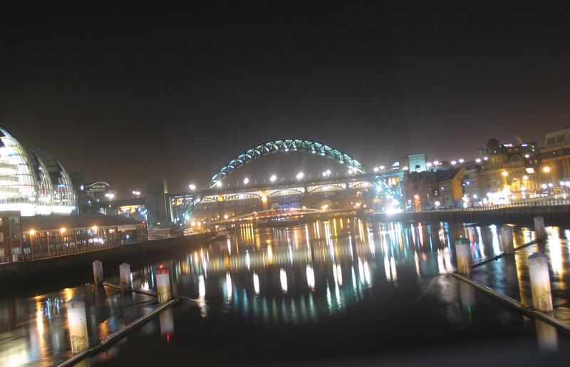tyne at night